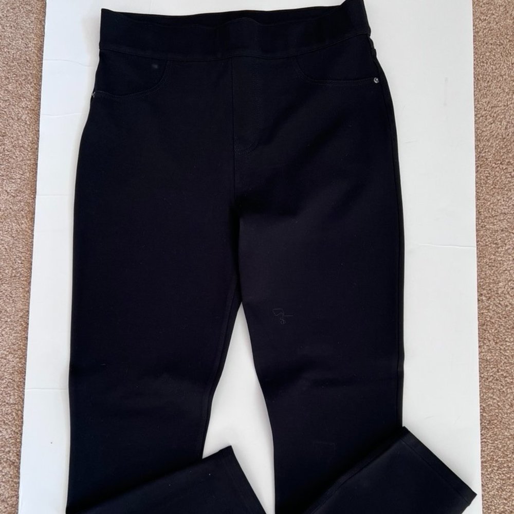 SPANX Black Jean Leggings - Size Large